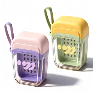 Tianher Seifendose, 2 Stück Seifendose Reise Wasserdicht Seifenschale Mit Ablauf Seifenhalter Seifenbox Reise Mit Abtropfgitter Seifenschale Soap Holder Mit Deckel Tragbare Seifenbehälter Für Outdoor