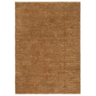 Teppich Schlingenteppich Handgefertigt 200x300 cm Jute und Baumwolle, furnicato, Rechteckig braun