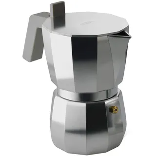 Alessi Moka Espressokocher 6 Tassen Grau/Silber