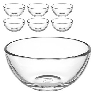 Leonardo Dessertschalen Cucina 066325, Glas, transparent, 10cm, Set, 6 Stück