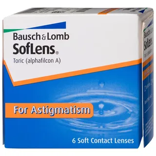 Bausch + Lomb SofLens Toric 6 St. / 8.50 BC / 14.50 DIA / -3.75 DPT / -2.75 CYL / 10° AX