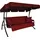 Design Joy bordeaux 3-Sitzer