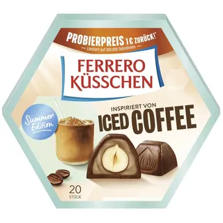 Ferrero Küsschen Iced Coffee Sommer Edition 20er Packung 190g