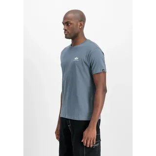 Alpha Industries BASIC T SMALL LOGO blau 3XL