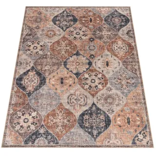 Paco Home Vintage Wohnzimmerteppich Kurzflorteppich 240 x 340 cm Beige