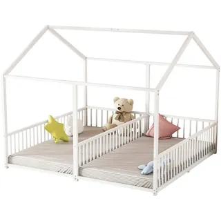 Fortuna Lai Metallbett, Weiß, Metall, 90x200 cm, Schlafzimmer, Betten, Metallbetten