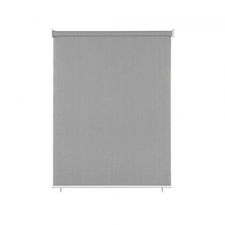 Außenrollo - Senkrechtmarkise | freihängend, 100x140 cm, grau | paramondo Balkonrollo