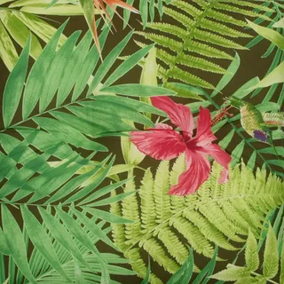 GO-DE Hochlehner Auflage 120 x 50 x 7 cm grün floral 1 St.