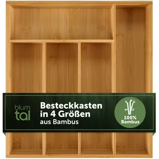 Blumtal Besteckkasten 27 x 30 x 5 cm 5-tlg. braun