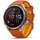 47 mm Titaniumgehäuse Silber Silikonarmband Autumn Orange/Spark Orange 22 mm