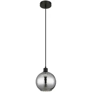 GLOBO Ulf 1-flg. Ø 20 cm rund schwarz matt