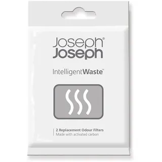 1 x Joseph Joseph Ersatzgeruchsfilter 2er Pack, für Abfallsammler Totem