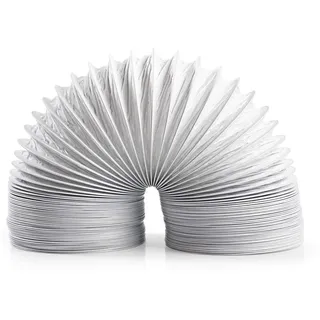 Nedis PVC Air Outlet Hose Air Outlet Hose PVC | 127 mm | 6.00 m White 6.00 m, DRHO127WT60,