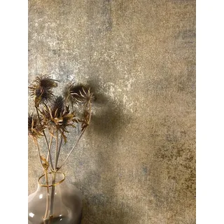 Newroom Vliestapete Lucien Dusty Gold Tapete Betonoptik Beton,Zement,Metallic, Gold Tapete Modern Beton - Betonoptik Betonwand Braun Grau Industrial Glamour Zement Metallic für Wohnzimmer Schlafzimmer Küche, Betonwand goldfarben