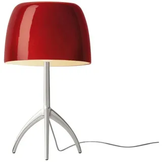 Tischleuchte Foscarini, Rot, für Wohnzimmer, Aluminium - 45