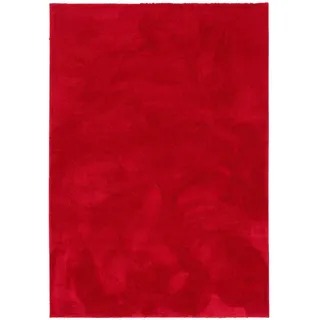 Pergamon Hochflorteppich 80 x 150 cm Rot