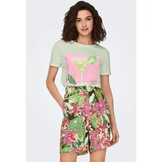 Only ONLKITA S/S Drinks Top Box JRS Grün XS