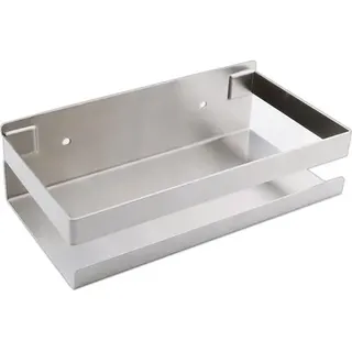 20 Cm Breites, Bohrfreies Küchenregal Mit Klebebefestigung Zur Wandmontage, Gewürzregal Aus Edelstahl 304, Multifunktionales Regal Für Küche Und Bad