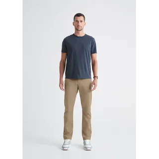 Duer Herren No Sweat Relaxed Taper Hose (Größe S, beige)