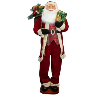 Christmas Paradise Weihnachtsmann XXL Deko Figur 230 cm (Weihnachtsmann, 1 St., Weihnachtsdeko), rot rot