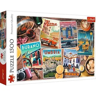 Trefl Puzzle 1500 - Reise durch Europa