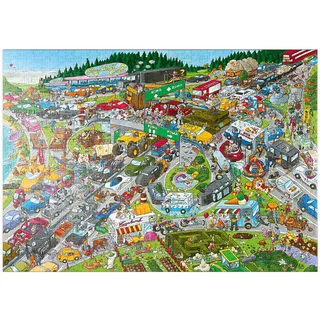 MyPuzzle Traffic Jam - Christoph Schöne - Premium 1000 Teile Puzzle - MyPuzzle Sonderkollektion von Heye Puzzle