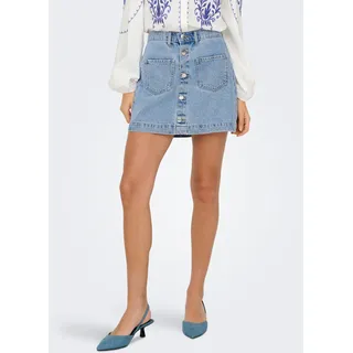 Only Jeansrock Damen Blau 40