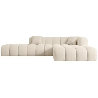 altdecor Ecksofa 6-Sitzer Beige