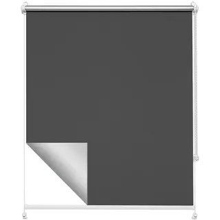 Rettika Verdunkelungsrollo ohne Bohren, für Fenster, nach maß, Breite 30-129 cm, Höhe 150 cm und 220 cm, 25 Farben, Klemmfix Montage, Jalousien Fenster, Fenster rollos für innen, Klemmrollo
