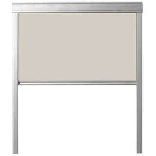 Verdunkelungsrollo DUA  (Beige, 55 x 98 cm, Passend für: Dachfenster 55 x 98 cm von Solid Elements, VELUX®, FAKRO®)