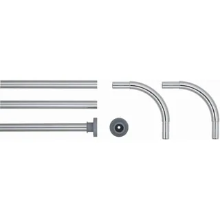 Sealskin Universal-Winkelstange für Duschvorhang, Metall, Chrom, 2 x 2 x 90 cm