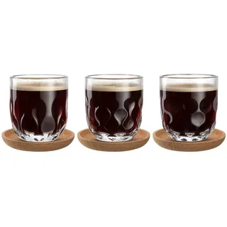 LEONARDO Gocce Latte Macchiato Glas 0,22 l 6-tlg.