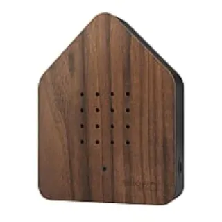 Zwitcherbox Holz zwitscherbox, Walnuss/schwarz, 11 x 12 x 3 cm
