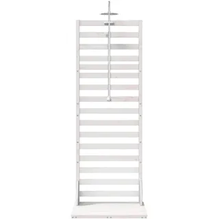 vidaXL Gartendusche Weiß 225 cm