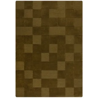 KADIMA DESIGN Wollteppich 120 x 170 cm Grün