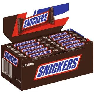 Snickers Schokoriegel 32 Riegel, 32 St.