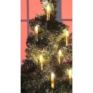 Gravidus LED-Kerze 10er LED Weihnachtsbaumkerzen Beleuchtung