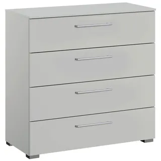 Novel Kommode, Hellgrau, Kunststoff, 4 Schublade(n) Schubladen, 80x81x42 cm, Blauer Engel, Goldenes M, Made in Germany, Typenauswahl, Wohnzimmer, Kommoden & Sideboards, Kommoden
