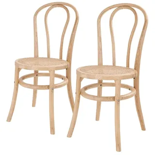 Butlers Stuhl WIENER MELANGE 2er-Set in Braun | Gr.: onesize