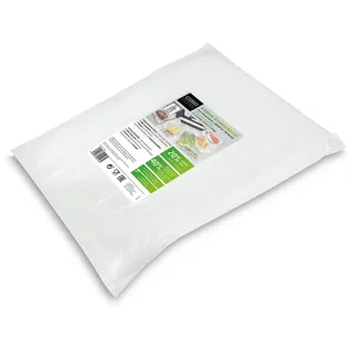 CASO Design Caso 4 Sterne Strukturbeutel 25x35cm, Lebensmittelverpackung, Transparent