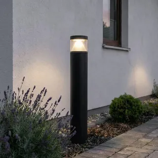 LUCANDE Außenleuchte Aluminium 16 cm 100 cm grau