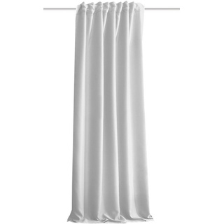 HOMEbasics Home WOHNIDEEN Vorhang 85970 Akustik- &Verdunkelungsvorhang ACUSTICO, 245 x 135 cm Hellgrau, 100% Polyester