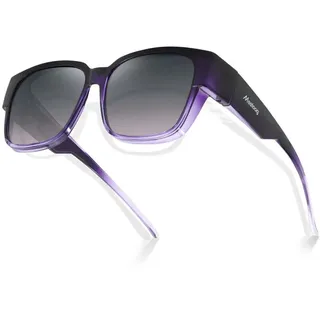 Meeloog Polarisierte Überbrille Sonnenbrille für Damen, Brillenträger, UV400 Schutz Sonnenbrille über der normalen Brille zum Fahren