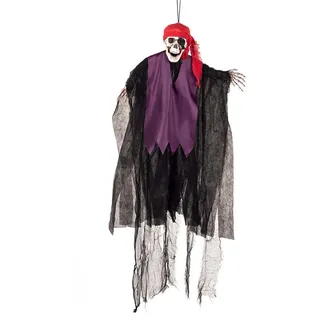 Boland - Dekoration Flying Pirate, 90 cm | Pirat zum Aufhängen für Halloween, Karneval und Horror Mottoparty, Seefahrer, Kapitän