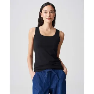 Opus Tanktop aus Baumwoll-Elasthan-Mix, Black, 42