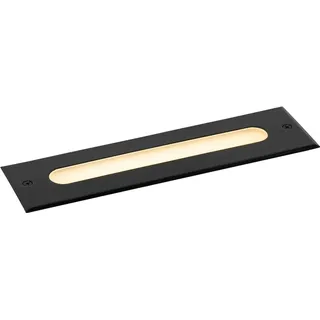 QAZQA Bodenstrahler Aluminium 30 cm inkl. LED IP65 schwarz