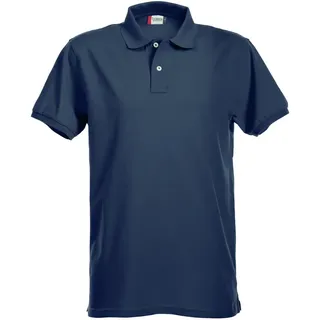 Clique Stretch Premium Polo blau L