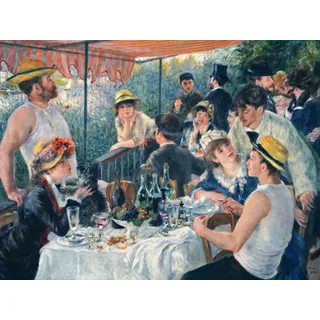 Ravensburger Puzzle 1500 Teile Kunstsammlung, Renoir: The Rowers' Breakfast — Puzzle Erwachsene ab 14 Jahren, 80 x 60 cm, Puzzles für Erwachsene Kunst, Geschenkideen