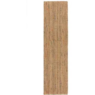 KADIMA DESIGN Juteteppich 60 x 230 cm Beige