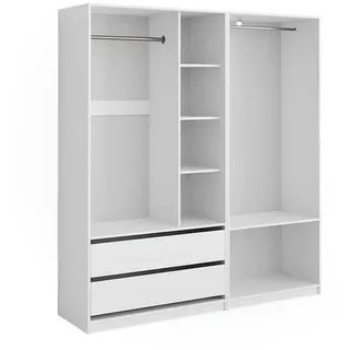 Vicco Kleiderschrank Elmo 80 x 200 x 0 cm Weiß